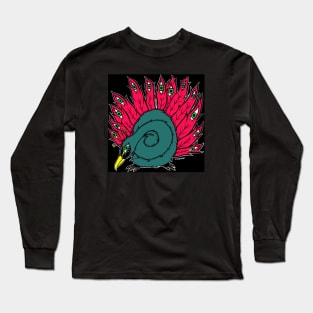 Peacock with Eyes Long Sleeve T-Shirt